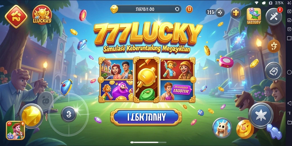 Screenshot gameplay 777LUCKY menampilkan aksi seru dan tantangan menarik.