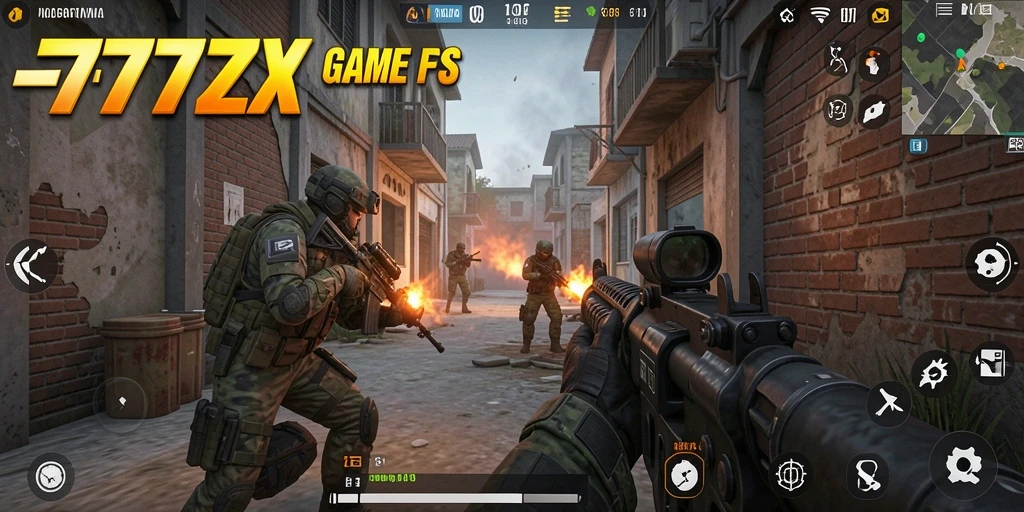 Tangkapan layar dari gameplay menegangkan di 777ZX.