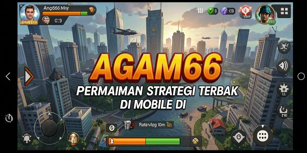 Tampilan menarik dari gameplay strategi AGAM66.
