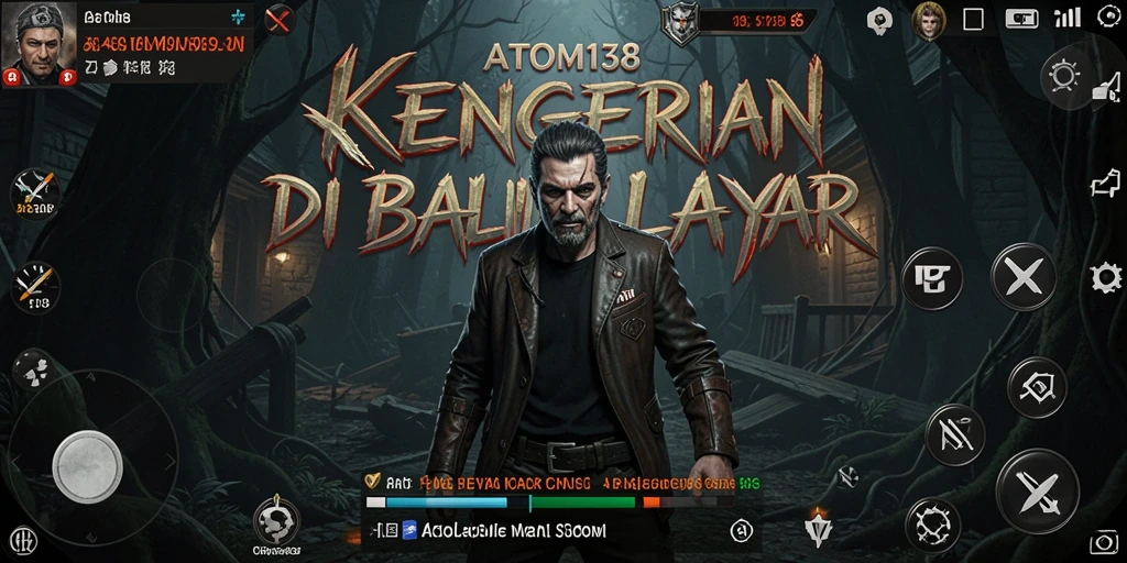 Gameplay Horror yang menegangkan dengan suasana mencekam.