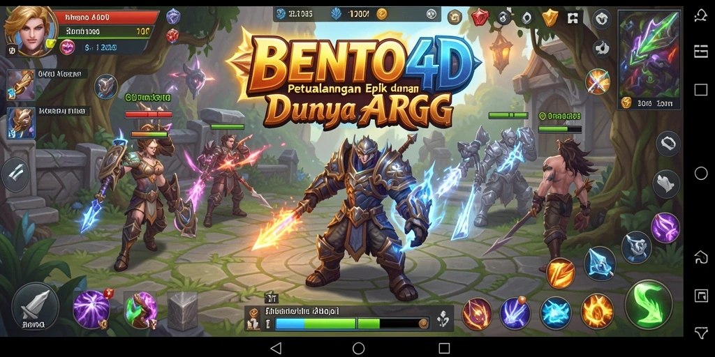 Gameplay BENTO4D menampilkan aksi seru di dunia petualangan.