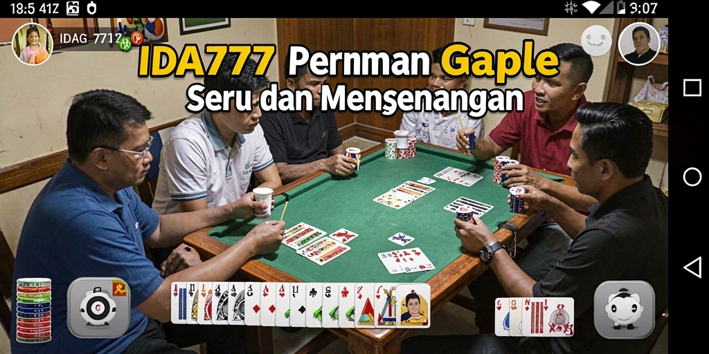 Screenshot gameplay Gaple yang menarik dan interaktif di IDA777.