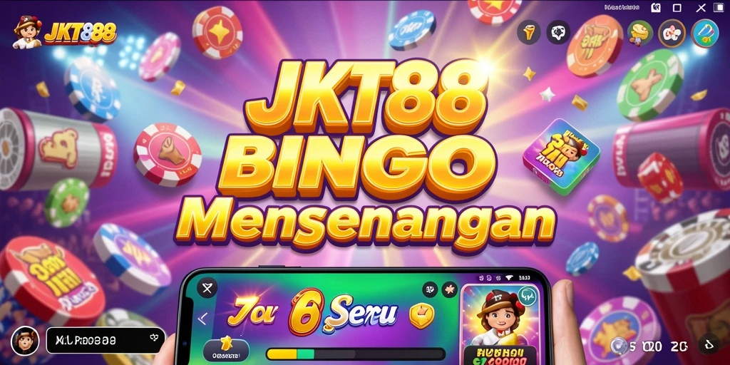 Screenshot menampilkan gameplay seru dalam permainan Bingo JKT88.