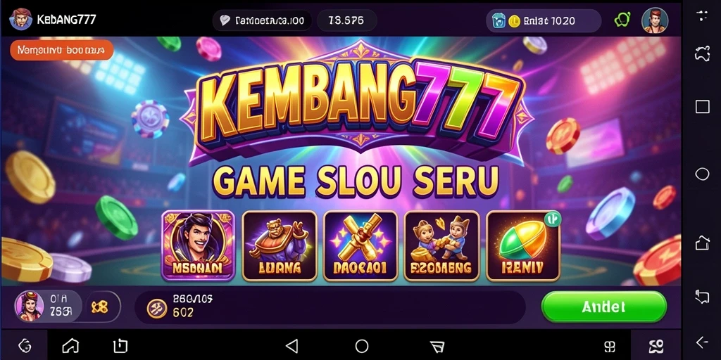 Screenshot gameplay menarik dari KEMBANG777 yang menunjukkan fitur slot.