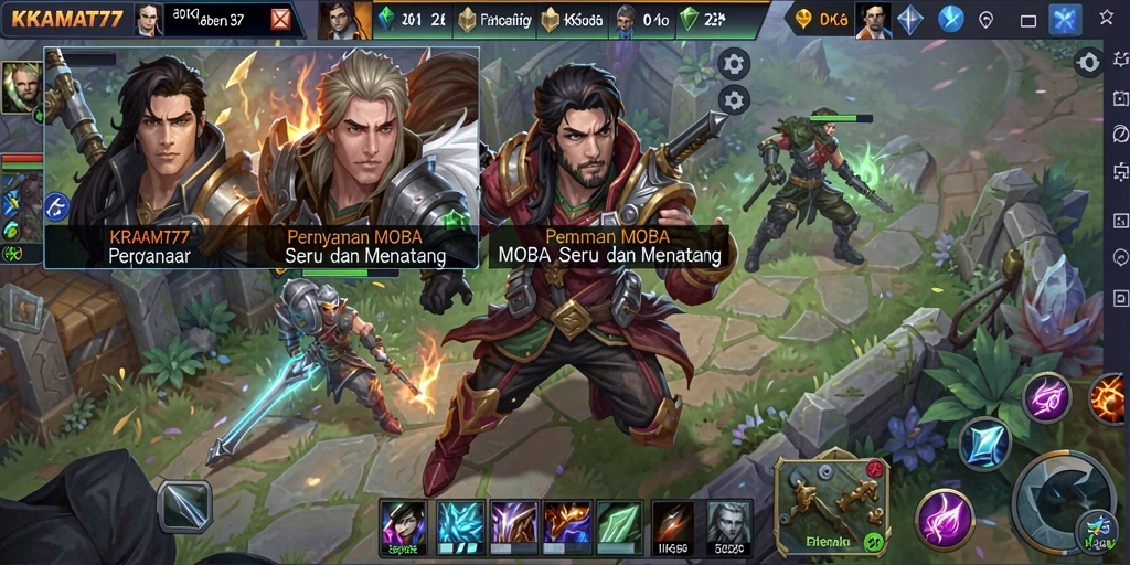 Screenshot gameplay KRAMAT77 yang seru dalam aksi.