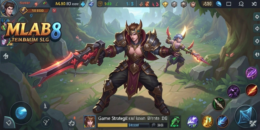 Menampilkan aksi pertempuran seru dalam gameplay SLG.