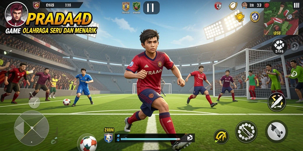 Tampilan gameplay seru dan menantang dari PRADA4D.