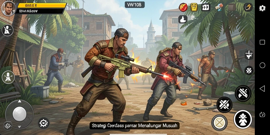 Gameplay menarik VW108 dengan strategi permusuhan yang cerdas.