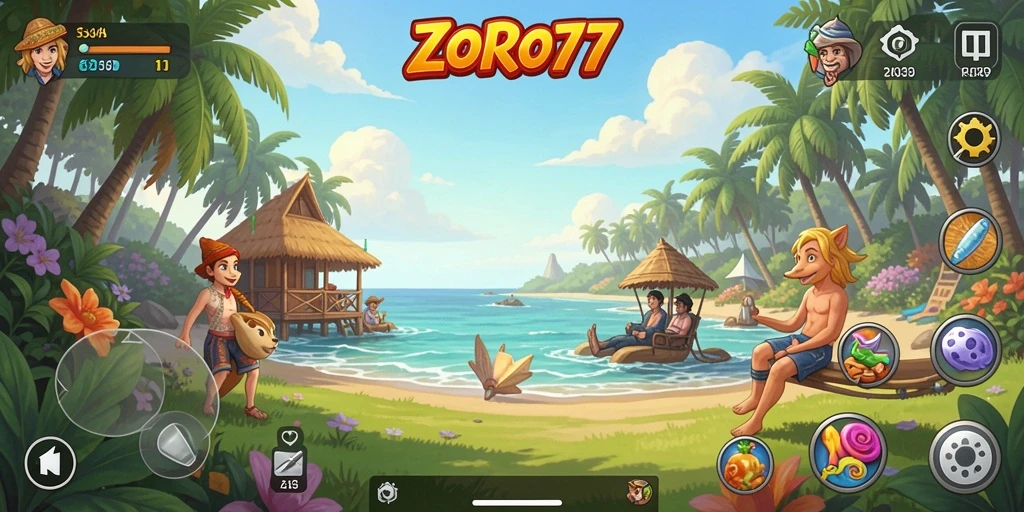 Screenshot gameplay ZORO77 dengan level yang menarik dan tantangan seru.